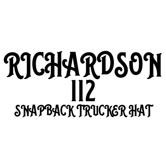 Richardson 112 Hat with Custom Patch