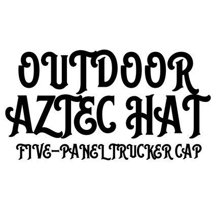 Outdoor Aztec Hat with Custom Patch